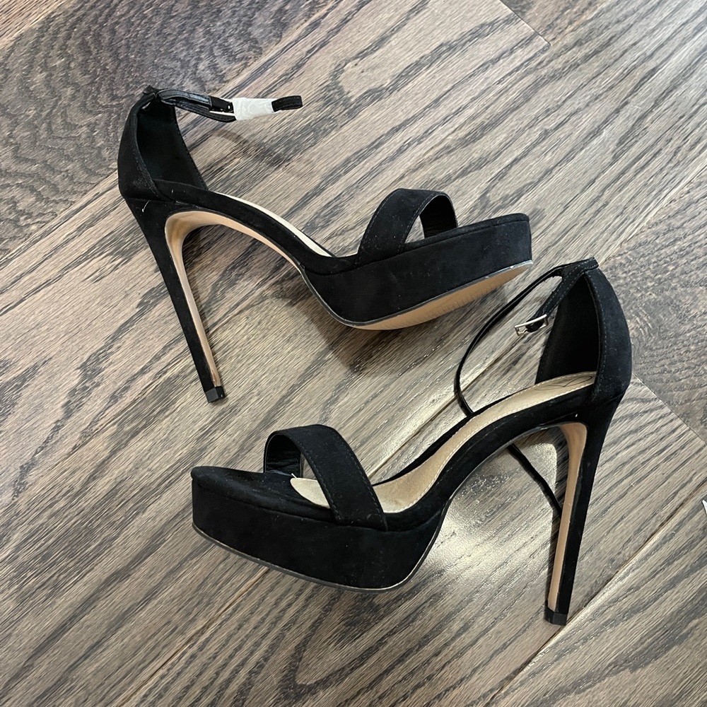 Brand new high heel ankle strap sandal